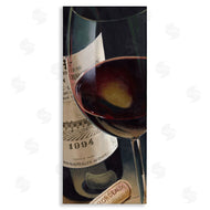 Stefano Ferreri | Bordeaux Wine Glass Realistic Painting