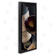 Stefano Ferreri | Bordeaux Wine Glass Realistic Painting
