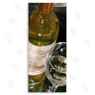 Stefano Ferreri | White Wine Glass Realistic Painting
