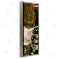 Stefano Ferreri | White Wine Glass Realistic Painting
