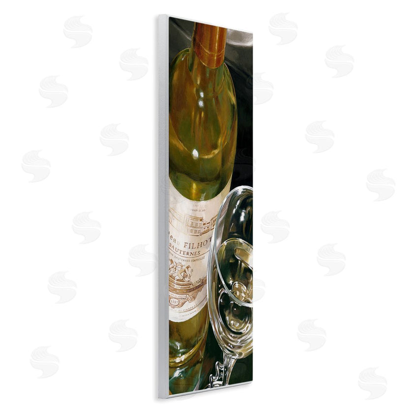 Stefano Ferreri | White Wine Glass Realistic Painting
