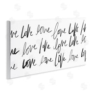 SD Graphics Studio | Love You Repeated Text Minimal Script