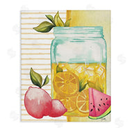 Elizabeth Medley | Iced Lemonade Pitcher Abstract Lemon
