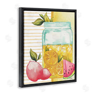 Elizabeth Medley | Iced Lemonade Pitcher Abstract Lemon