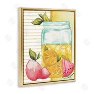 Elizabeth Medley | Iced Lemonade Pitcher Abstract Lemon