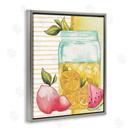 Elizabeth Medley | Iced Lemonade Pitcher Abstract Lemon