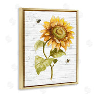 Patricia Pinto | Rustic Sunflower Roaming Honey Bee