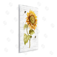 Patricia Pinto | Rustic Sunflower Roaming Honey Bee