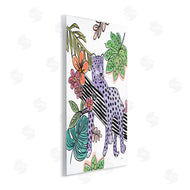 Patricia Pinto | Abstract Purple Leopard Jungle Tree