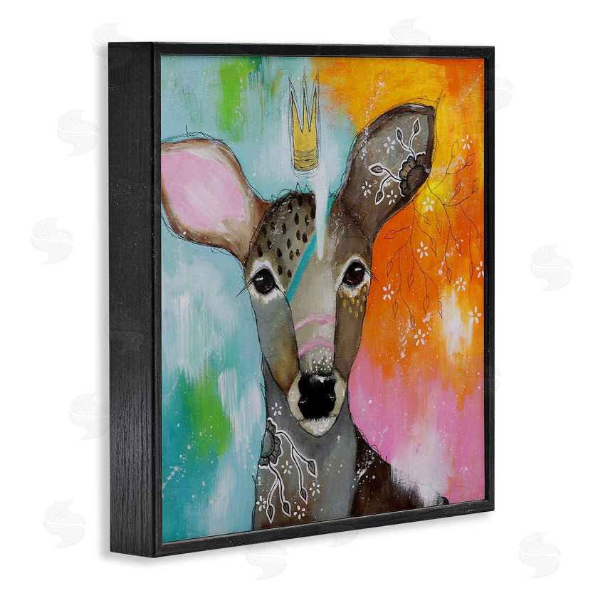 The Secret Hermit | Abstract Deer Mystical Forest Animal