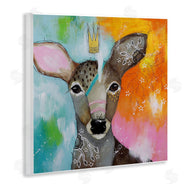 The Secret Hermit | Abstract Deer Mystical Forest Animal