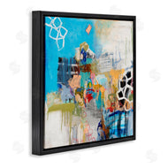 Jeffrey Tover | Vibrant Square Abstraction Energetic Design
