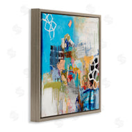 Jeffrey Tover | Vibrant Square Abstraction Energetic Design