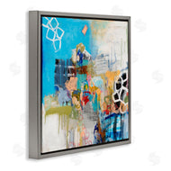 Jeffrey Tover | Vibrant Square Abstraction Energetic Design