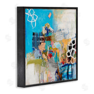 Jeffrey Tover | Vibrant Square Abstraction Energetic Design