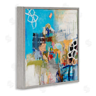 Jeffrey Tover | Vibrant Square Abstraction Energetic Design