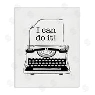 Martina Pavlova | Vintage Typewriter I Can Inspirational