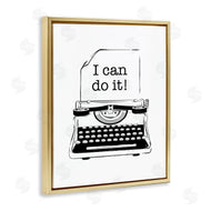 Martina Pavlova | Vintage Typewriter I Can Inspirational