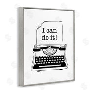 Martina Pavlova | Vintage Typewriter I Can Inspirational