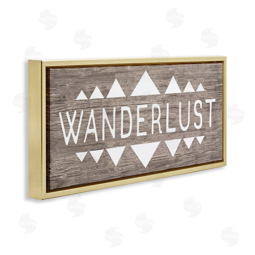 Stupell Studio | Rustic Wanderlust Geometric Border