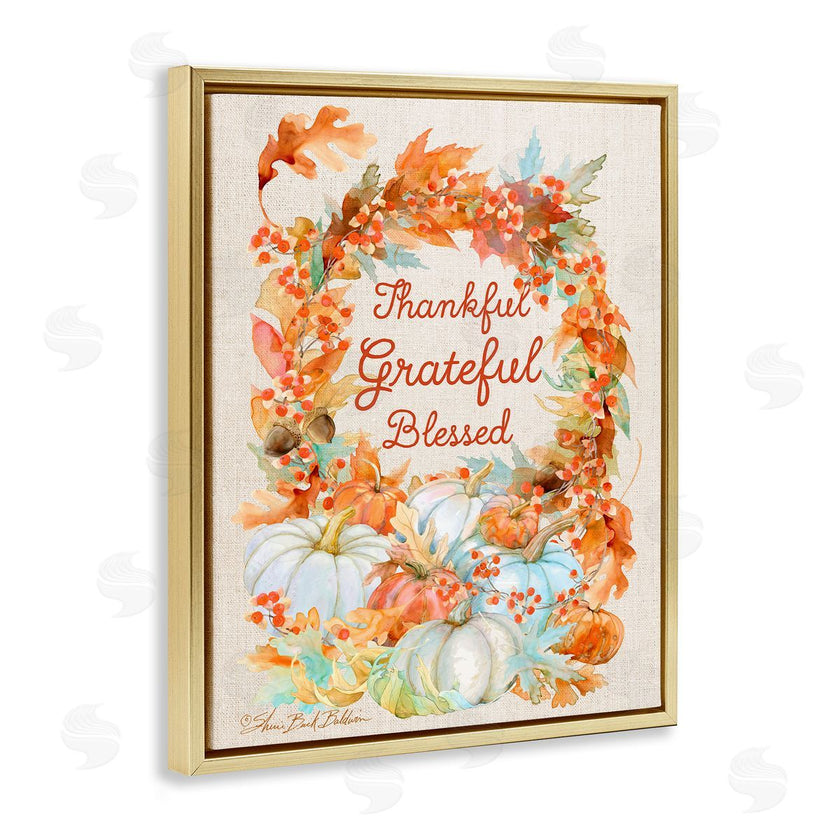 Sherri Buck Baldwin | Thankful Grateful Blessed Autumn Harvest