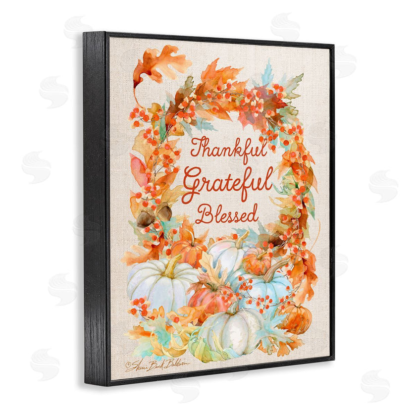 Sherri Buck Baldwin | Thankful Grateful Blessed Autumn Harvest
