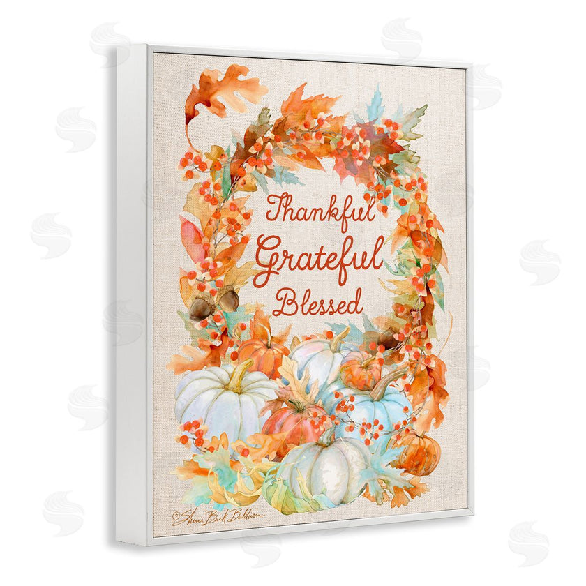 Sherri Buck Baldwin | Thankful Grateful Blessed Autumn Harvest