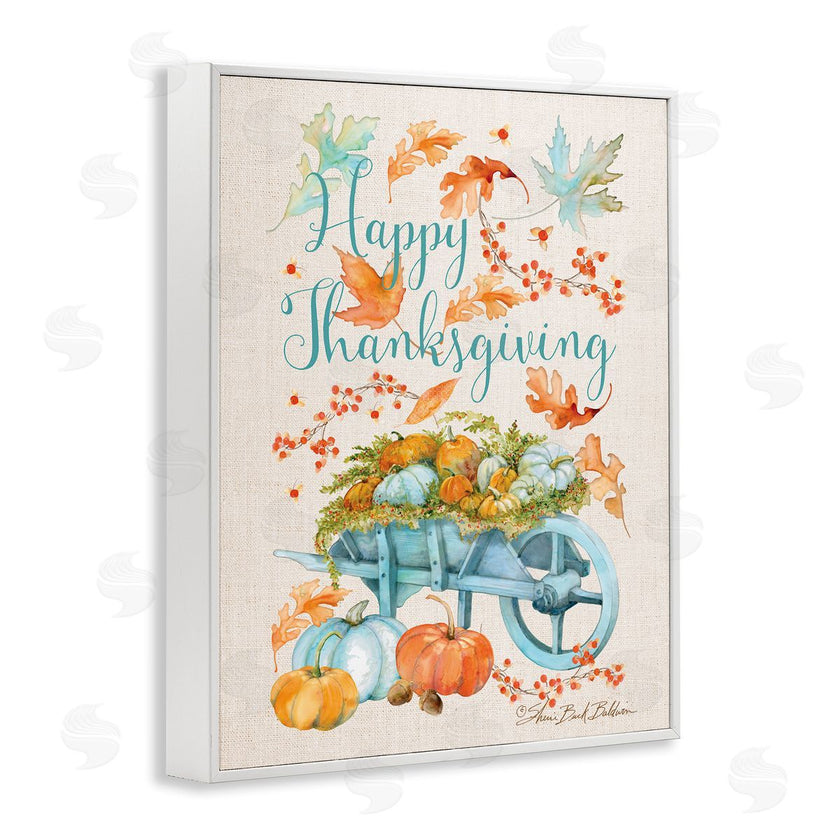 Sherri Buck Baldwin | Happy Thanksgiving Pumpkin Wagon