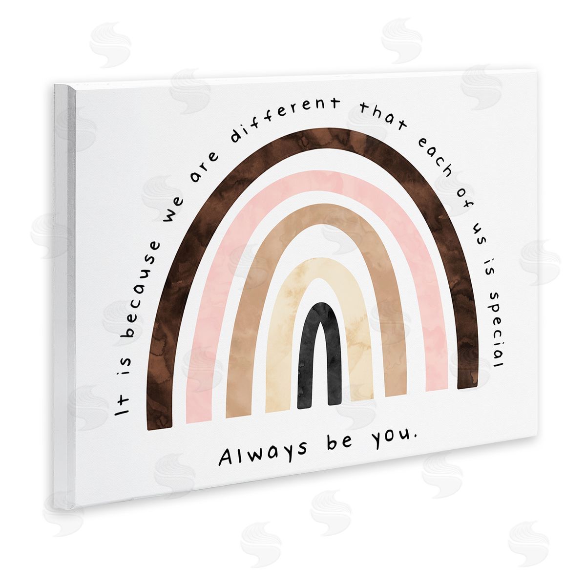 Erica Billups Always Be You Diversity Rainbow Wall Plaque Art