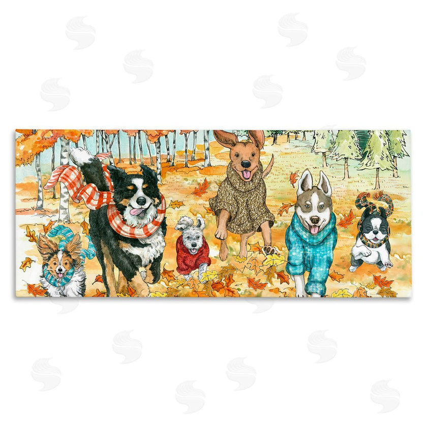 Sherri Buck Baldwin | Autumn Dog Park Animals Running