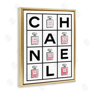 Martina Pavlova | Perfume Bottle Bold Text Glam Pattern