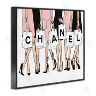 Martina Pavlova | Fashionista Shopping Bags Standing Poses