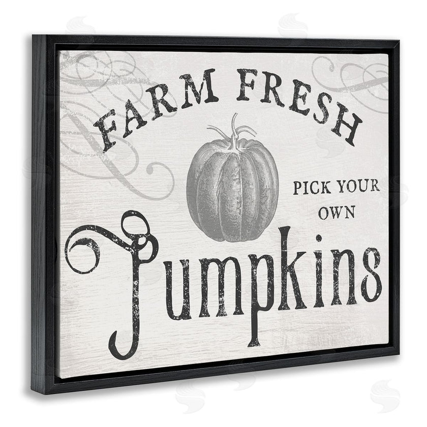Stupell Studio | Rustic Farm Fresh Pumpkins Sign