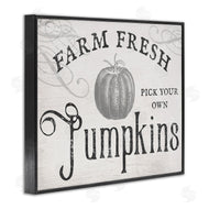 Stupell Studio | Rustic Farm Fresh Pumpkins Sign