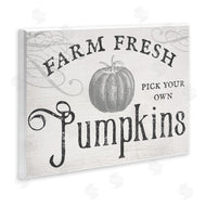 Stupell Studio | Rustic Farm Fresh Pumpkins Sign