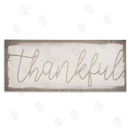 Stupell Studio | Thankful Distressed Paint Pattern