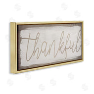 Stupell Studio | Thankful Distressed Paint Pattern