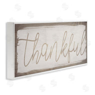 Stupell Studio | Thankful Distressed Paint Pattern