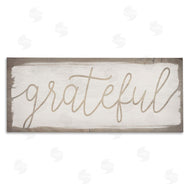 Stupell Studio | Grateful Distressed Wood Pattern