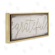 Stupell Studio | Grateful Distressed Wood Pattern