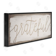 Stupell Studio | Grateful Distressed Wood Pattern
