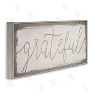 Stupell Studio | Grateful Distressed Wood Pattern