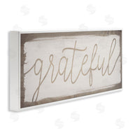 Stupell Studio | Grateful Distressed Wood Pattern