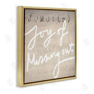 Stupell Studio | JOMO Rustic Joy of Missing Out