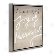 Stupell Studio | JOMO Rustic Joy of Missing Out