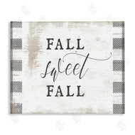 Stupell Studio | Fall Sweet Fall Plaid Border