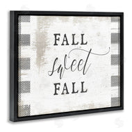 Stupell Studio | Fall Sweet Fall Plaid Border