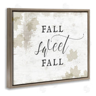 Stupell Studio | Fall Sweet Fall Autumn Leaves