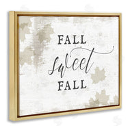 Stupell Studio | Fall Sweet Fall Autumn Leaves