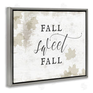 Stupell Studio | Fall Sweet Fall Autumn Leaves
